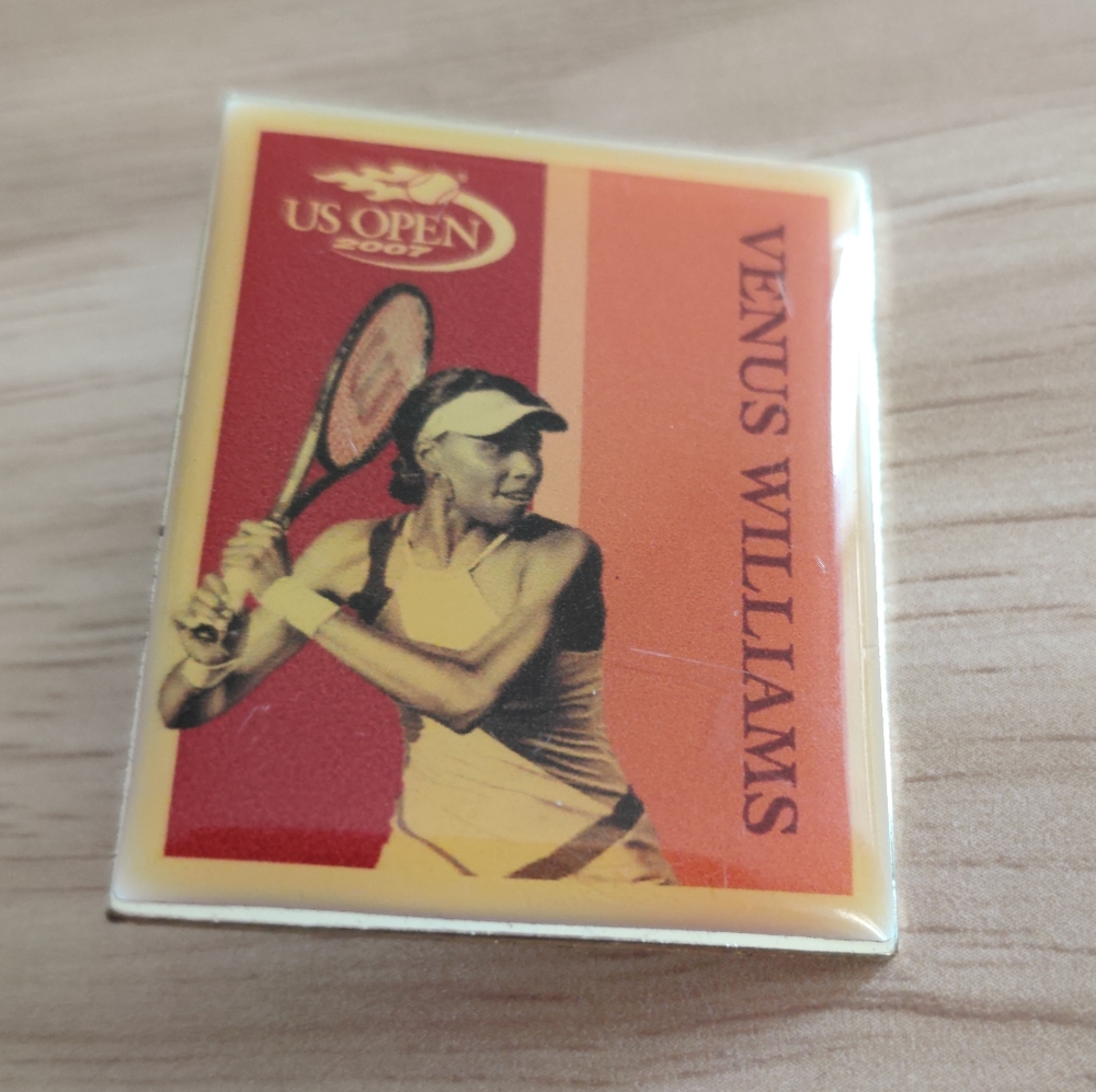Limited Edition US Open 2007 Venus Williams Lapel Pin